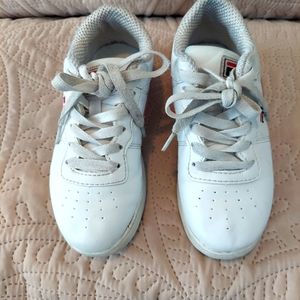 Fila girls sneakers Laces white Size 2